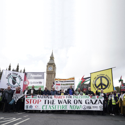 تازه‌ترین نظرسنجی موسسه یوگاو؛ مردم بریتانیا به یک اندازه با اسرائیل و فلسطین همدردی می‌کنند